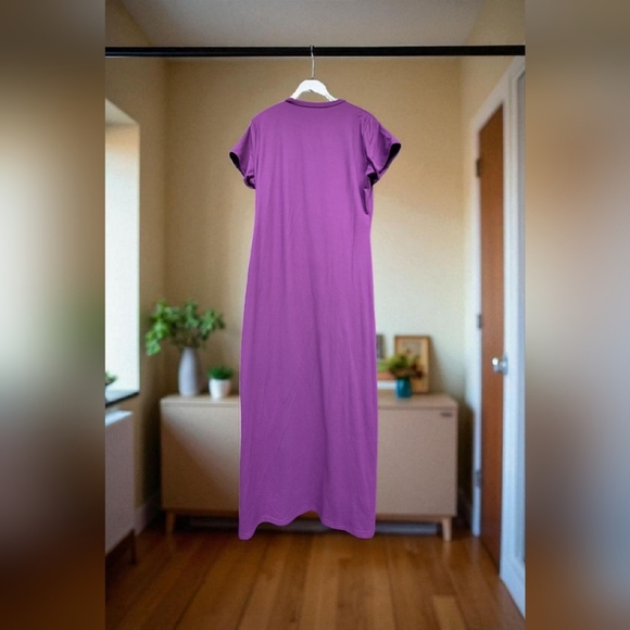 Sumche Bodycon Long Dress Dark Purple Size XL (New) - Picture 9 of 15